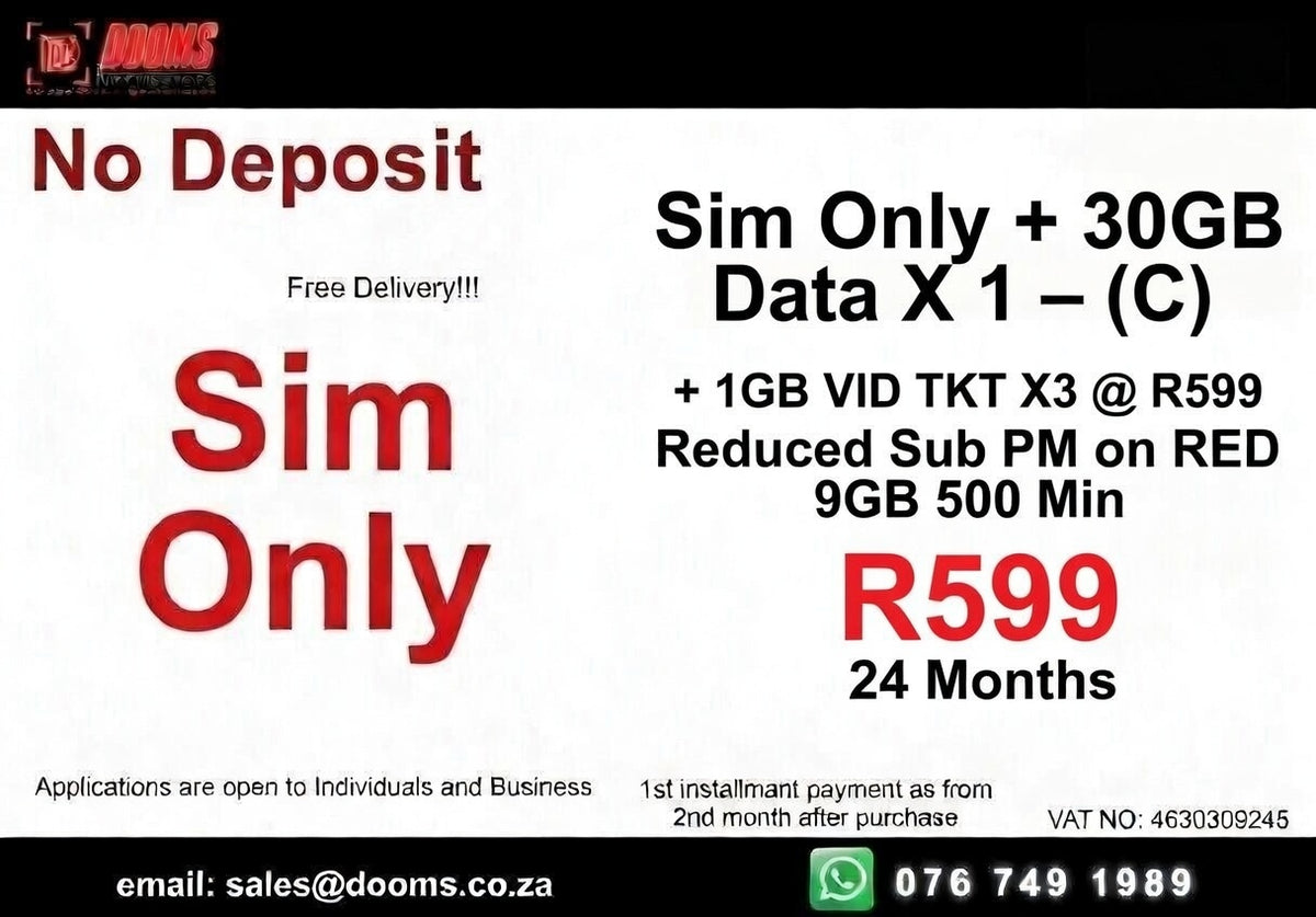 FTTH Mobile Deal – Sim Only