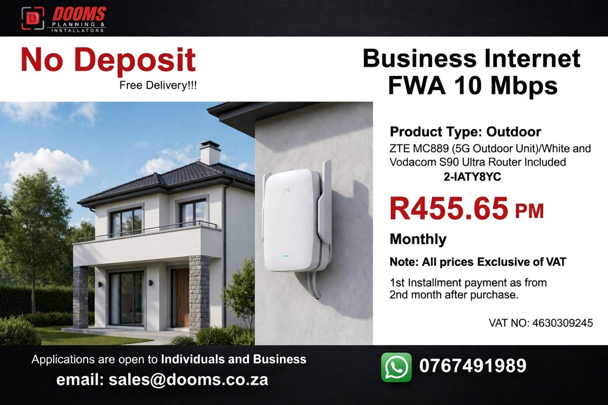 Business Internet FWA 10 Mbps