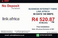 BUSINESS INTERNET FIBRE LINK AFRICA 90 DAYS 100 MBPS