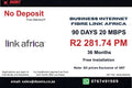BUSINESS INTERNET FIBRE LINK AFRICA 90 DAYS 20 MBPS