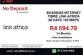 BUSINESS INTERNET FIBRE LINK AFRICA 90 DAYS 100 MBPS