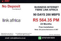 BUSINESS INTERNET FIBRE LINK AFRICA 90 DAYS 200 MBPS