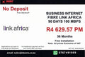 BUSINESS INTERNET FIBRE LINK AFRICA 90 DAYS 100 MBPS
