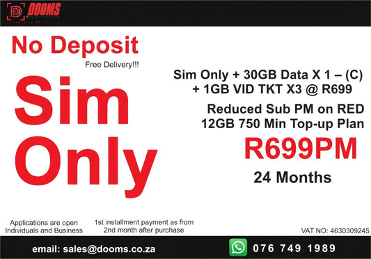 FTTH Mobile Deal – Sim Only