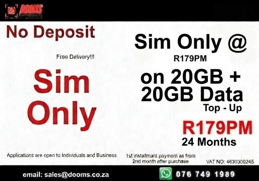 FTTH Mobile Deal – Sim Only
