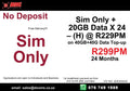 FTTH Mobile Deal – Sim Only