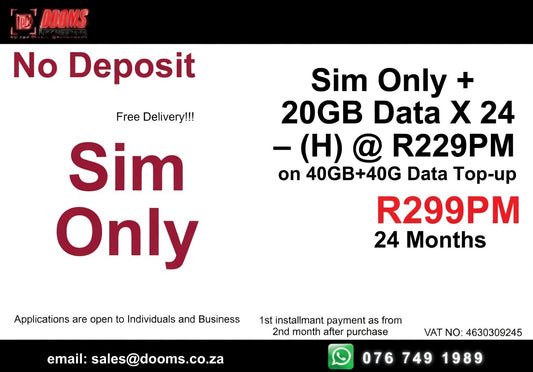 FTTH Mobile Deal – Sim Only