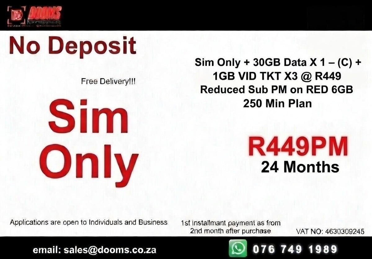 FTTH Mobile Deal – Sim Only