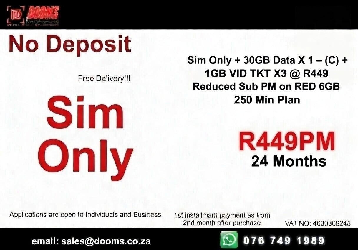 FTTH Mobile Deal – Sim Only