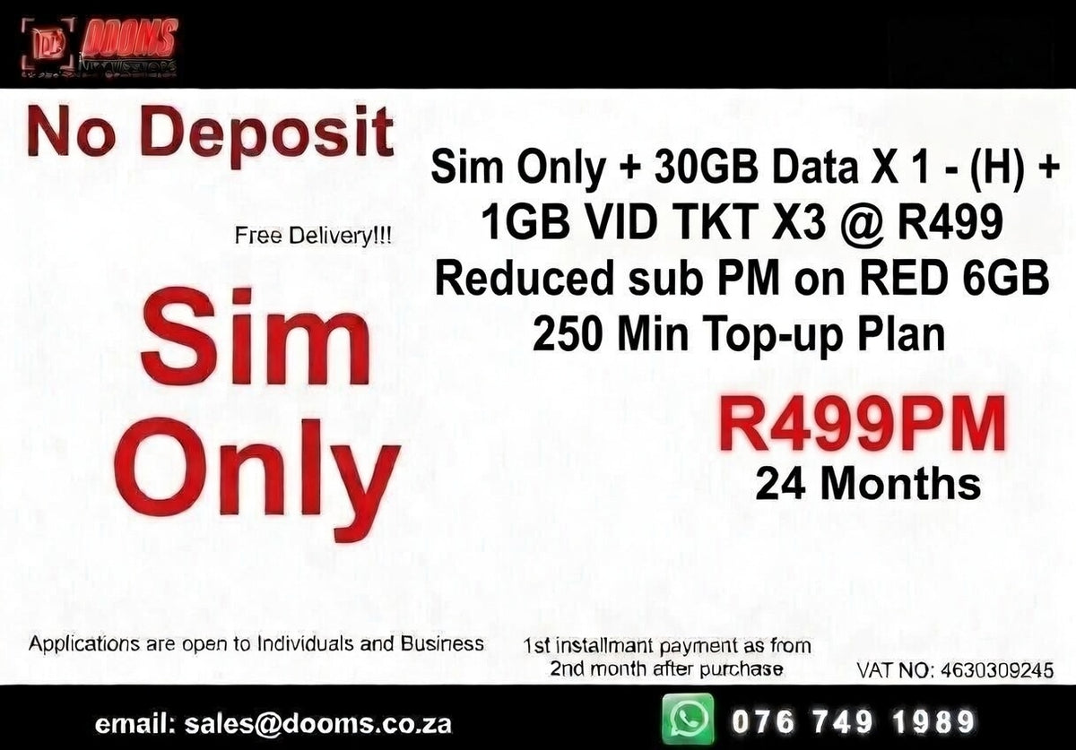 FTTH Mobile Deal – Sim Only