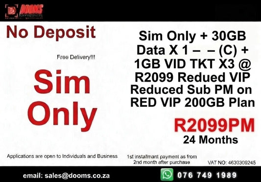 FTTH Mobile Deal – Sim Only