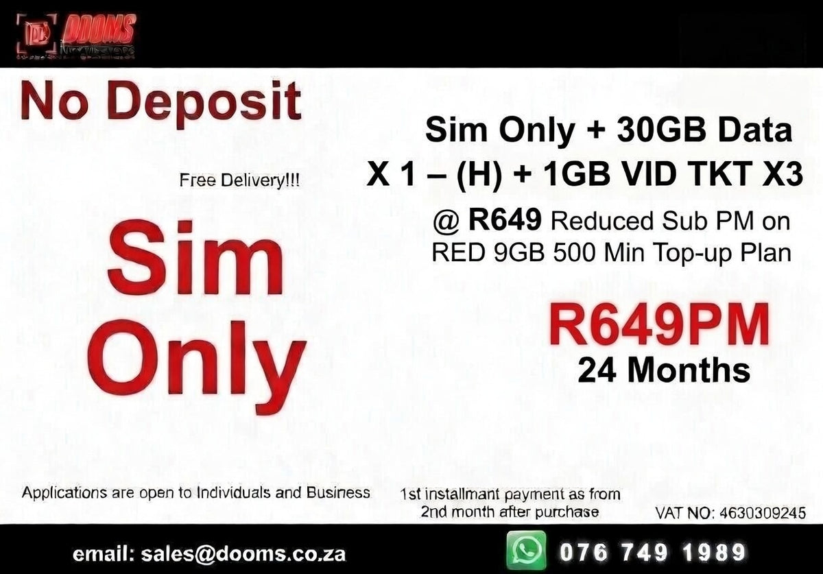 FTTH Mobile Deal – Sim Only