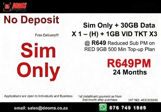 FTTH Mobile Deal – Sim Only