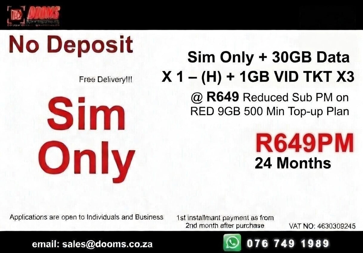 FTTH Mobile Deal – Sim Only
