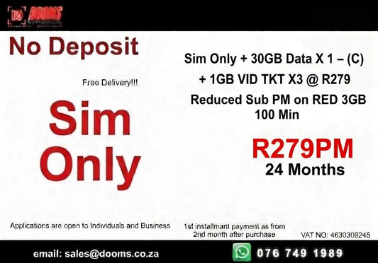 FTTH Mobile Deal – Sim Only