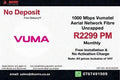Vumatel Aerial Network Fibre Uncapped 1000 Mbps