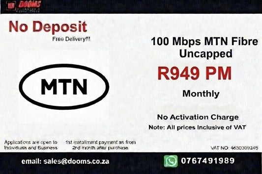 MTN Fibre Uncapped 100 Mbps