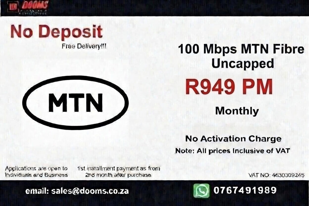 MTN Fibre Uncapped 100 Mbps