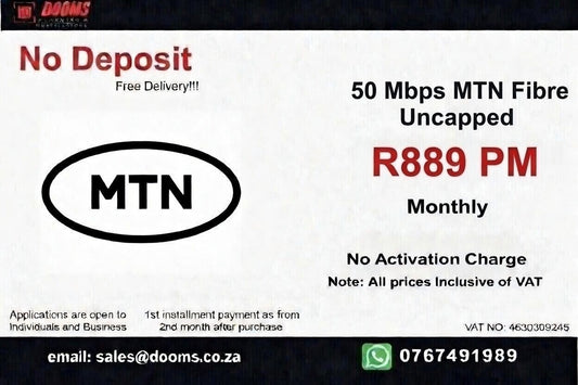 MTN Fibre Uncapped 50 Mbps