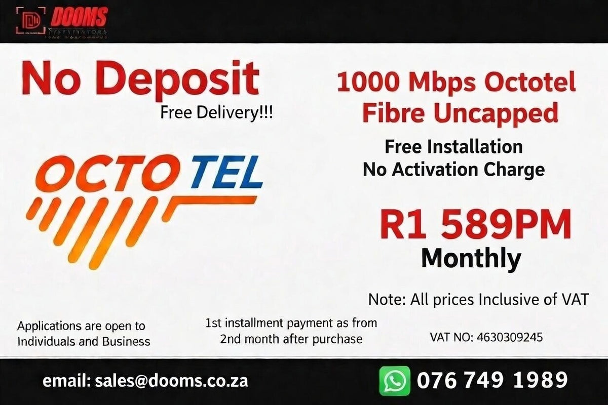 Octotel Fibre Uncapped 1000 Mbps
