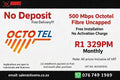 Octotel Fibre Uncapped 500 Mbps