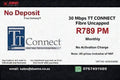 TT CONNECT Fibre Uncapped 30 Mbps