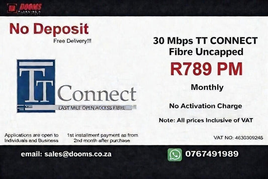 TT CONNECT Fibre Uncapped 30 Mbps