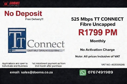 TT CONNECT Fibre Uncapped 525 Mbps