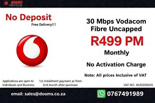 Vodacom Fibre Uncapped 30 Mbps
