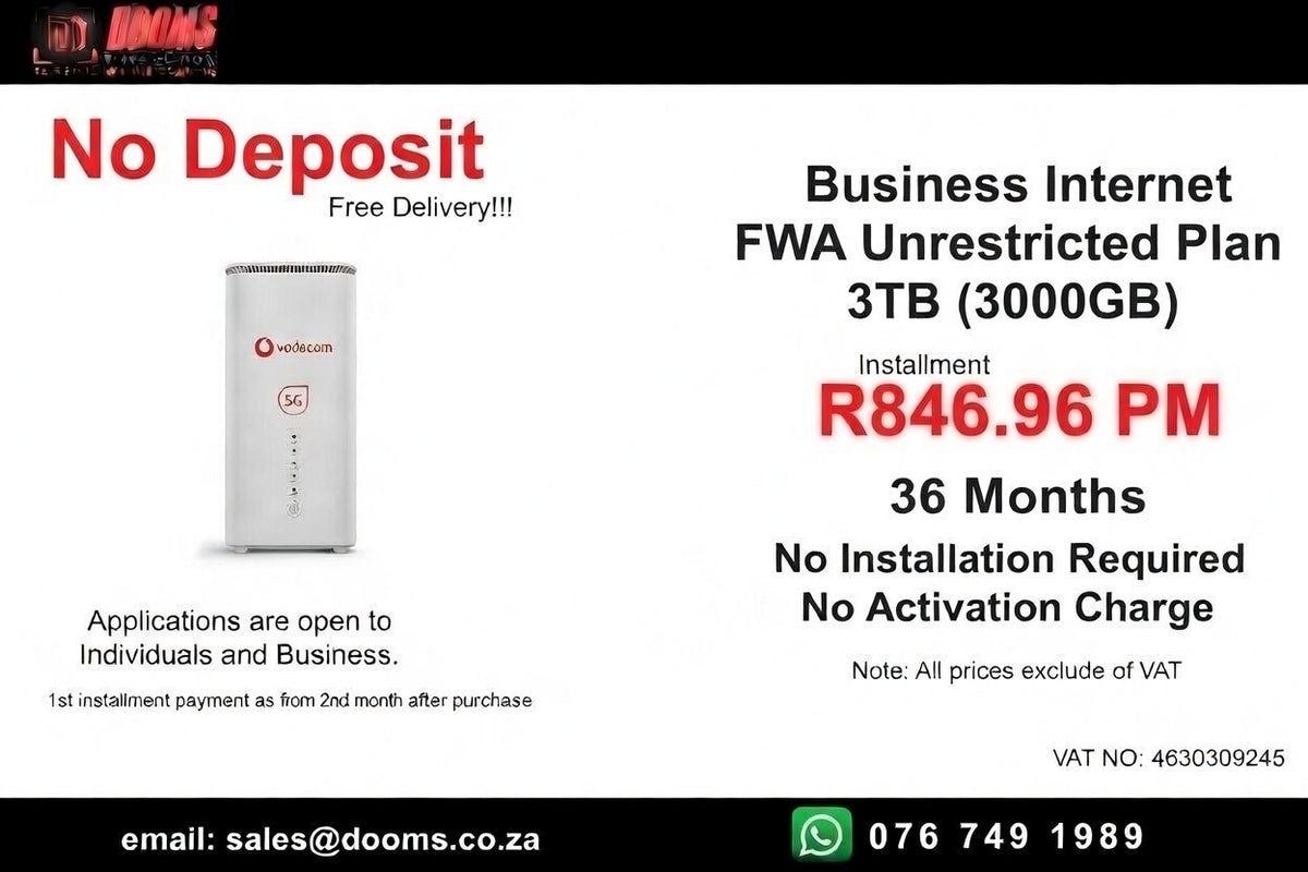 Business Internet FWA Unrestricted Plan