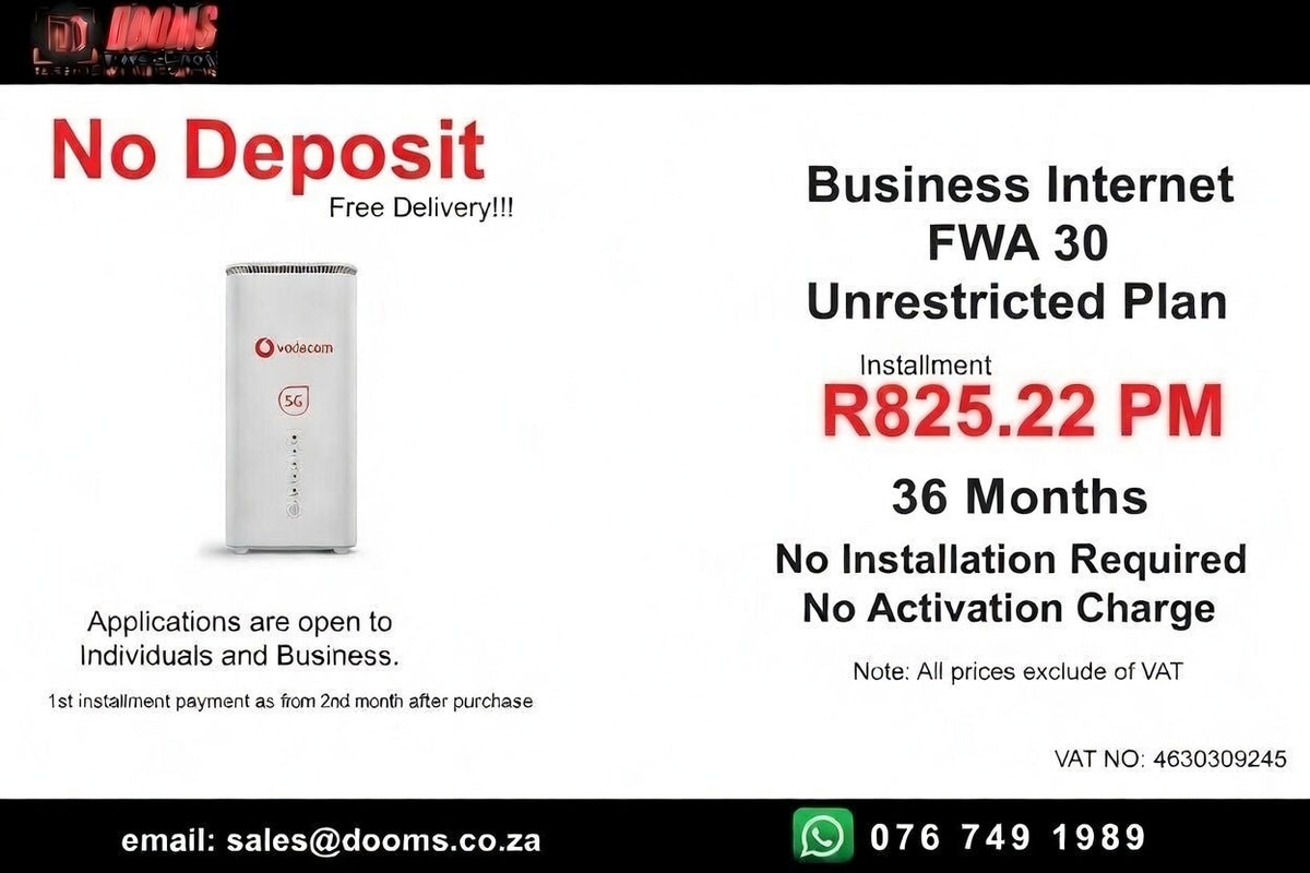 Business Internet FWA 30 Unrestricted Plan
