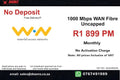 WAN Fibre Uncapped 1000 Mbps