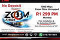 Zoom Fibre Uncapped 1000 Mbps