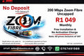 Zoom Fibre Uncapped 200 Mbps