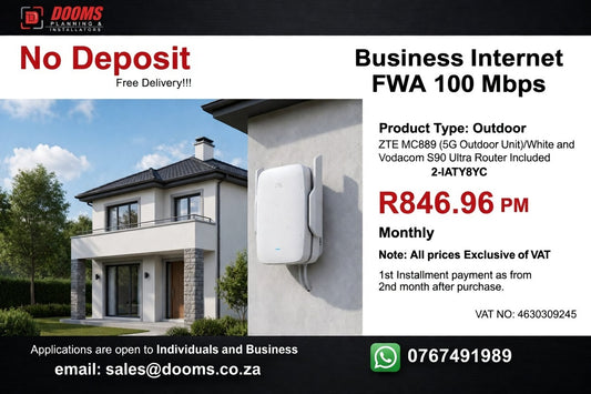 Business Internet FWA 100 Mbps