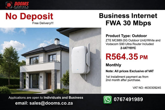 Business Internet FWA 30 Mbps
