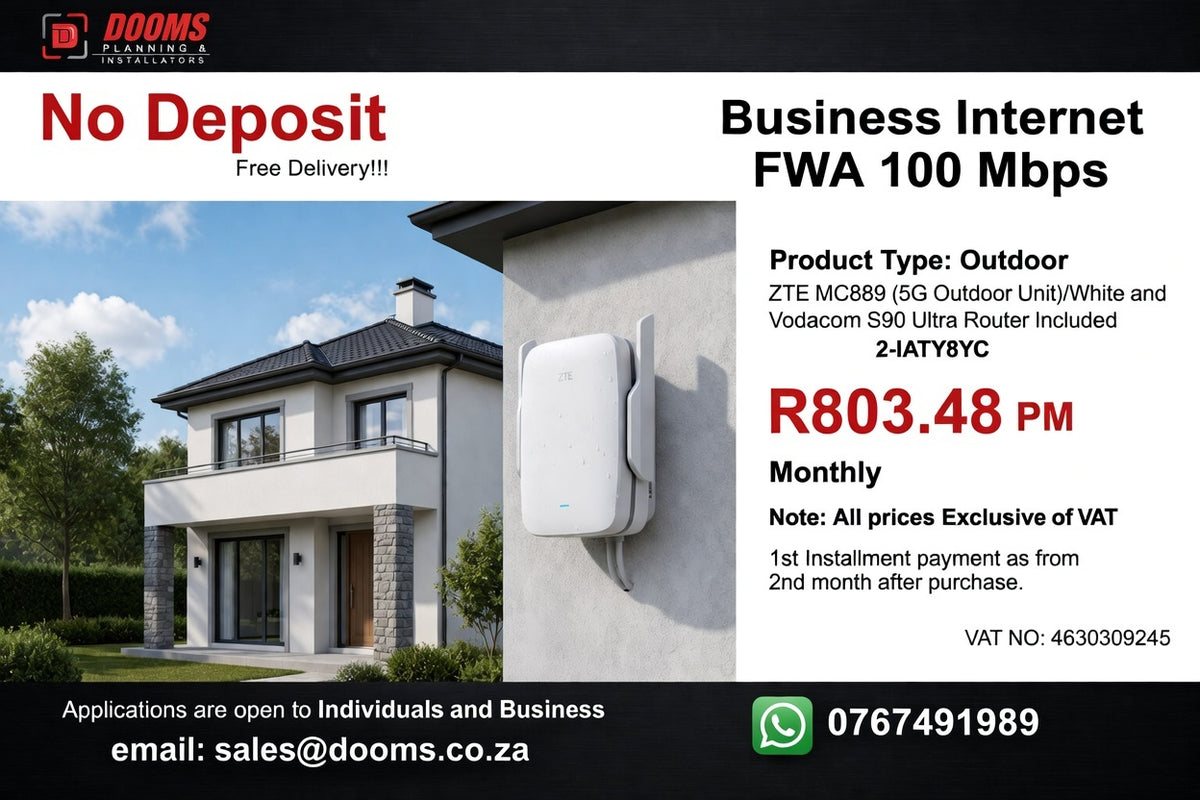 Business Internet FWA 100 Mbps