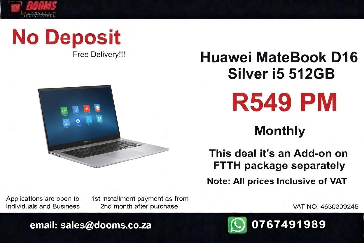 FTTH Mobile Deal – Laptop