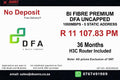 BUSINESS INTERNET FIBRE DFA 1000MBPS - 1000MBPS
