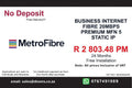 BUSINESS INTERNET FIBRE MFN DEDICATED 20MBPS