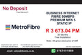 BUSINESS INTERNET FIBRE MFN DEDICATED 50MBPS