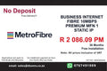 BUSINESS INTERNET FIBRE MFN DEDICATED 10MBPS