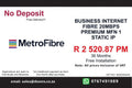 BUSINESS INTERNET FIBRE MFN DEDICATED 20MBPS
