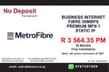 BUSINESS INTERNET FIBRE MFN DEDICATED 50MBPS