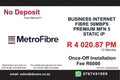 BUSINESS INTERNET FIBRE MFN DEDICATED 50MBPS
