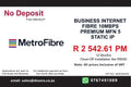 BUSINESS INTERNET FIBRE MFN DEDICATED 10MBPS