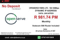 BUSINESS INTERNET FIBRE OPENSERVE LITE 100MBPS - 100MBPS