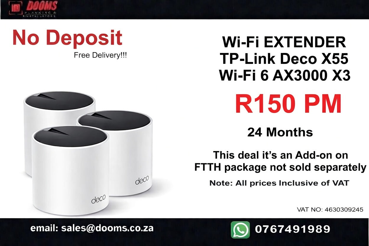 FTTH Mobile Deal – Wi-Fi Extender