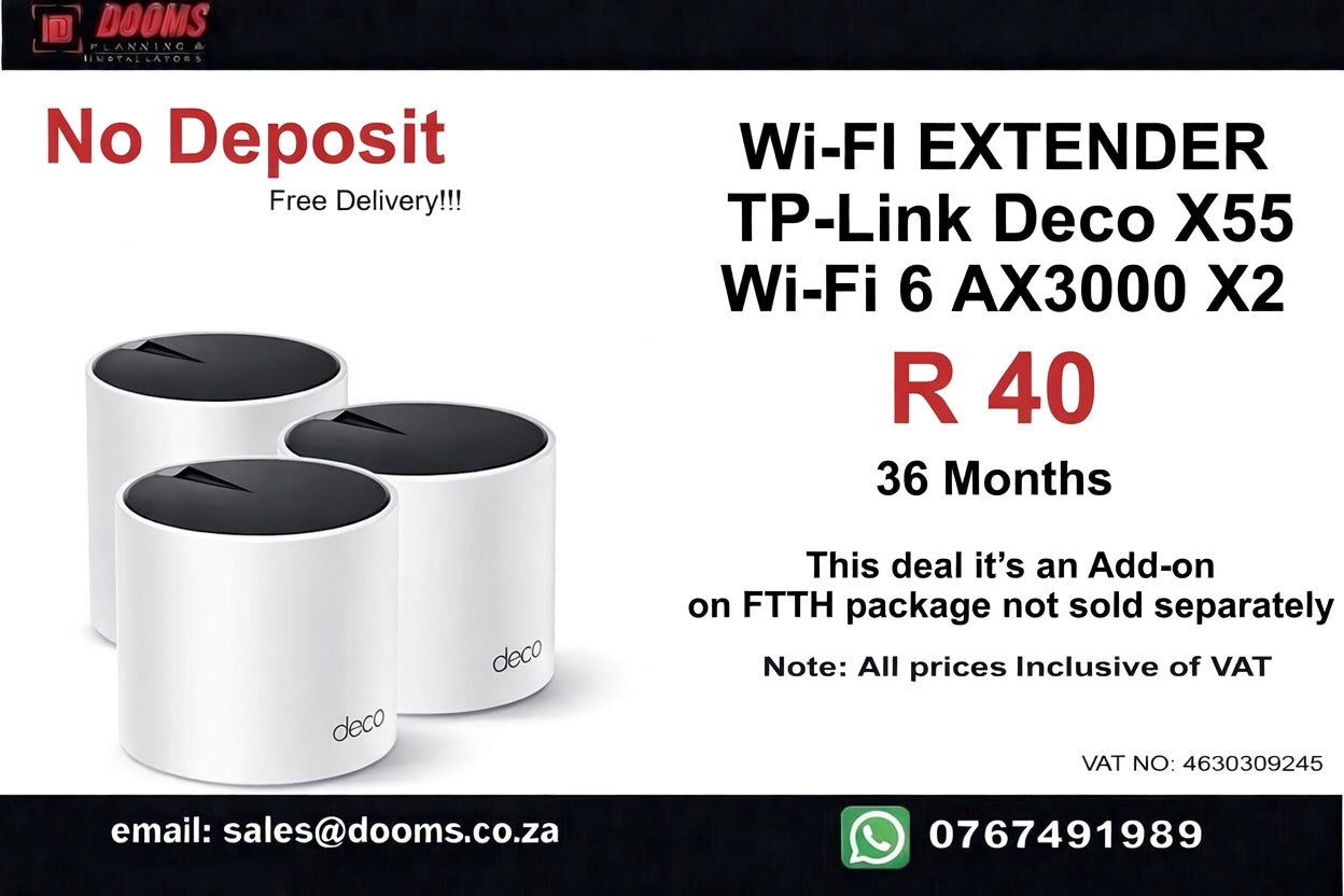 FTTH Mobile Deal – Wi-Fi Extenders