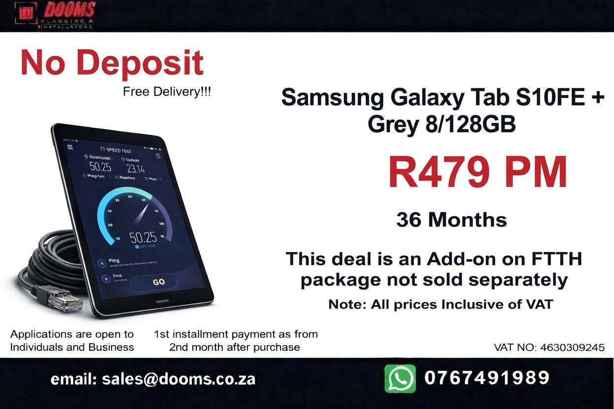 FTTH Mobile Deal – Tablets